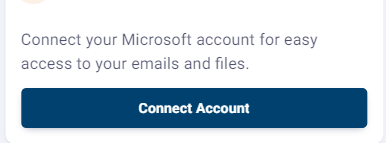 Button to connect Microsoft account.