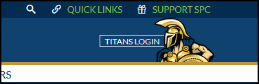Titans login section with Spartan logo.