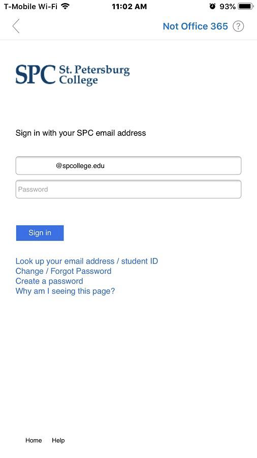 Sync SPC email to an iPhone using Outlook App – Student Support