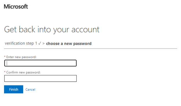 Resetting Your Password – Student Support