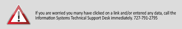 Warning message about potential security issues.