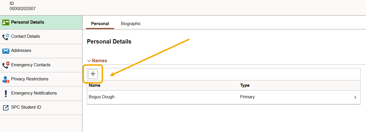 select the PLUS/+