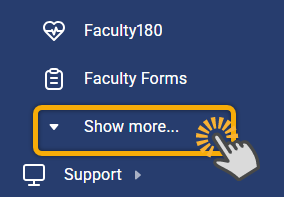 shows user clicking "Show more" under resources